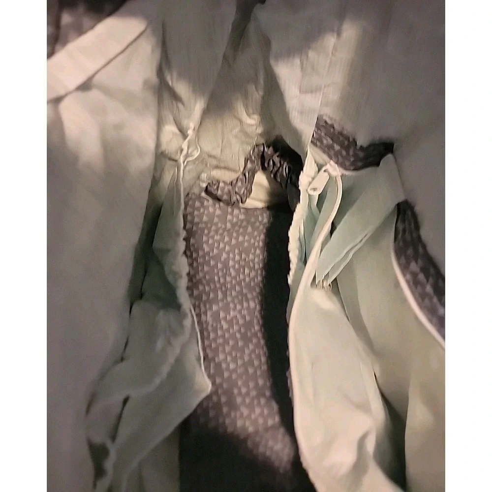 Gray Floral Diaper Tote‎ Bag 🌸 Large Baby Bag w/ Pockets